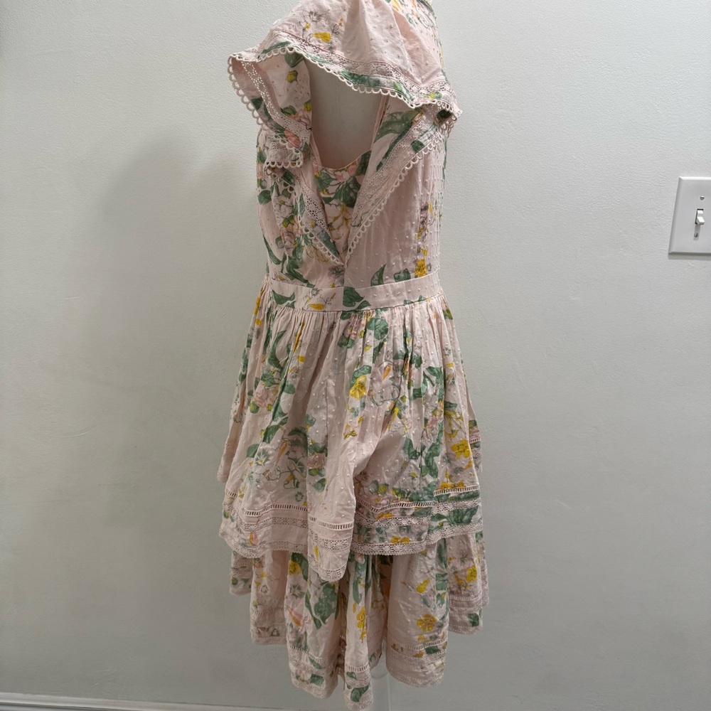 Rachel Parcell Floral Tiered Dress Nordstrom Exclusive Size Large EUC - Picture 5 of 7